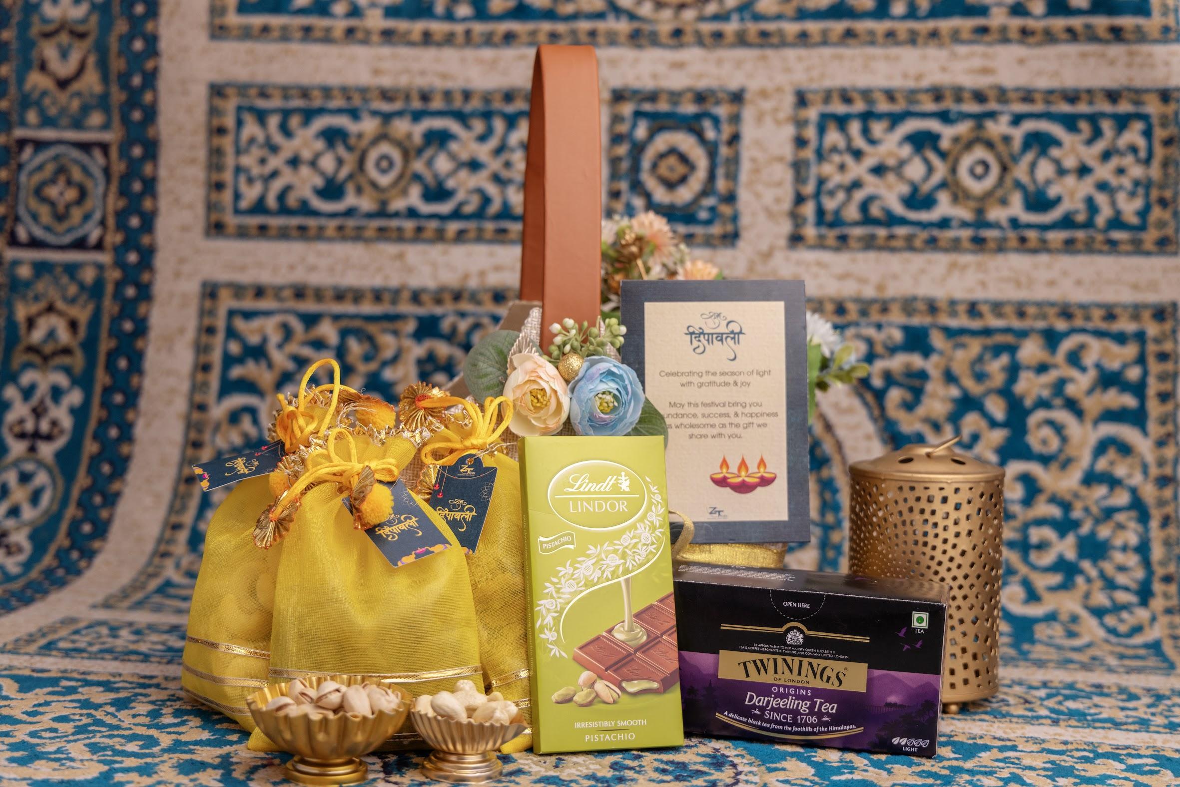 Luxury gift hamper arrangement